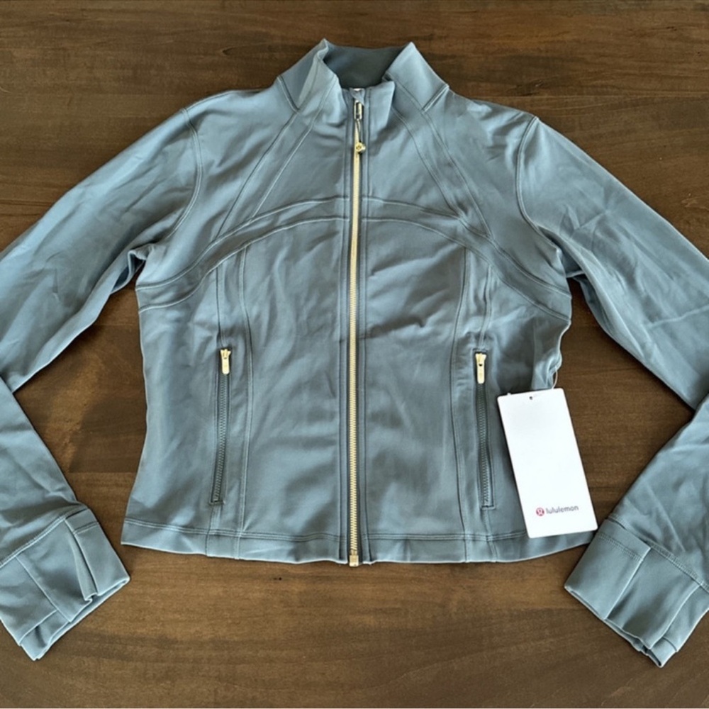 Lululemon Athletica Green cropped define Jacket